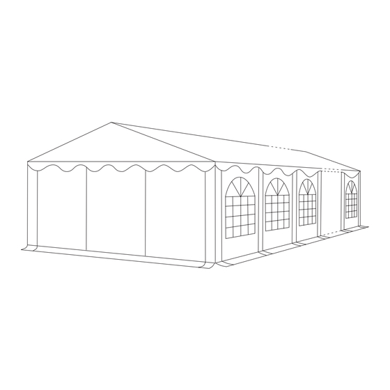TOOLPORT PVC classic plus 5x5 m Serie Aufbauanleitung