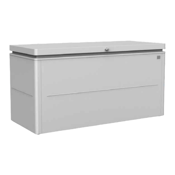 biohort LoungeBox Aufbauanleitung