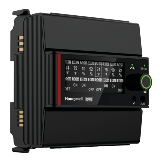 Honeywell IO-16UIO-S-S Installations- Und Bedienungsanleitung