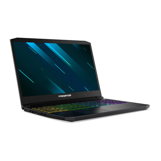 Acer Predator Triton 300 Benutzerhandbuch