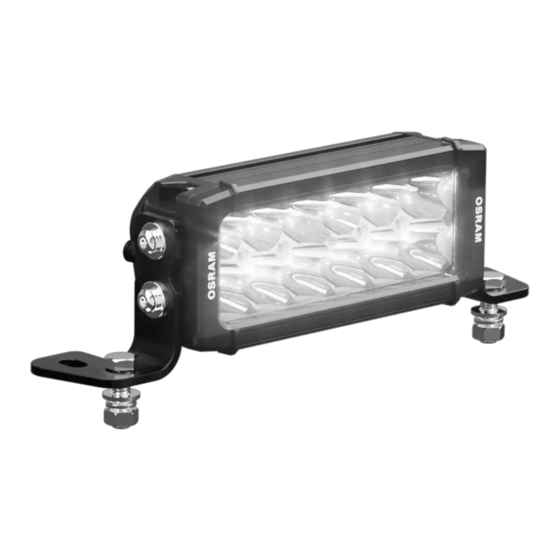 OSRAM LEDriving Lightbar VX180-SP DR Bedienungsanleitung