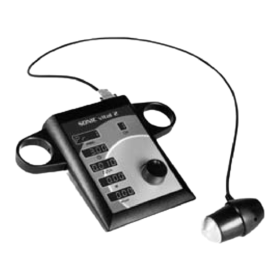 Sonic vital 2 Gebrauchsanweisung