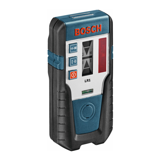 Bosch LR 1 Professional Originalbetriebsanleitung