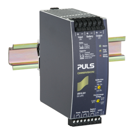 PULS UB10.241 Bedienungsanleitung
