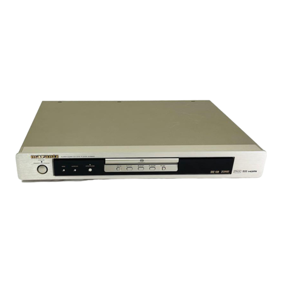 Marantz DV-6600 Handbuch