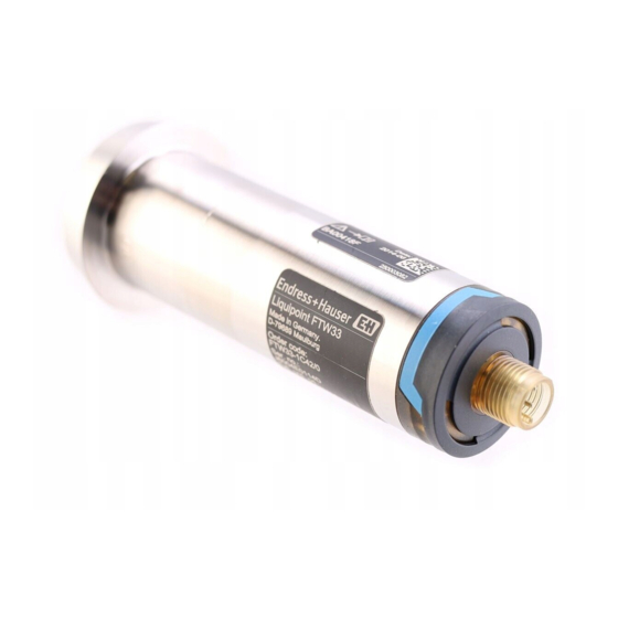 Endress+Hauser Liquipoint FTW33 IO-Link Kurzanleitung