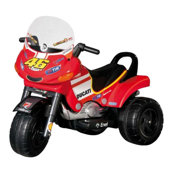 Peg Perego DESMOSEDICI Valentino Rossi Gebrauch Und Wartung