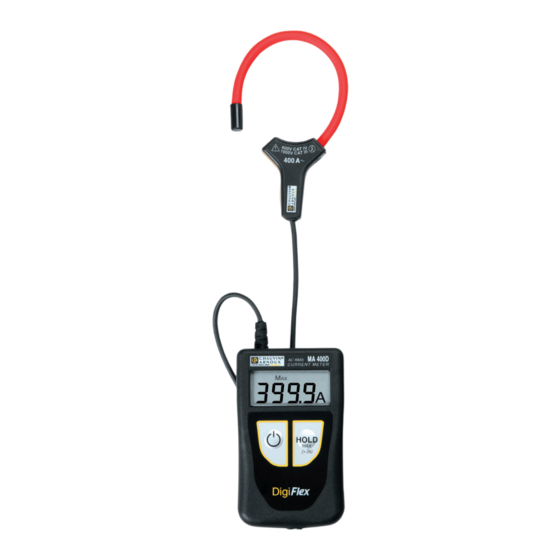 Chauvin Arnoux DigiFlex MA400D Bedienungsanleitung