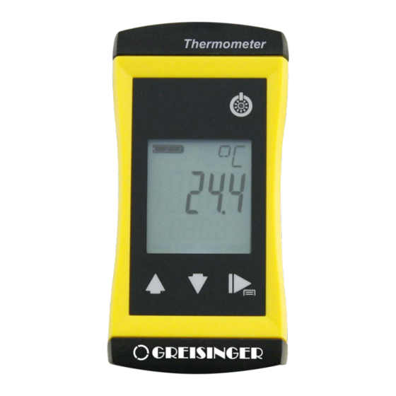 GREISINGER G1700 Betriebsanleitung