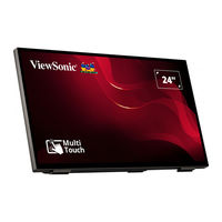 ViewSonic TD2465 Bedienungsanleitung