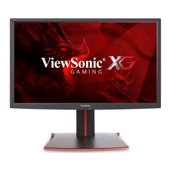 ViewSonic XG2401 Bedienungsanleitung