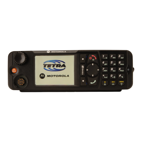Motorola MTM800 Bedienungsanleitung
