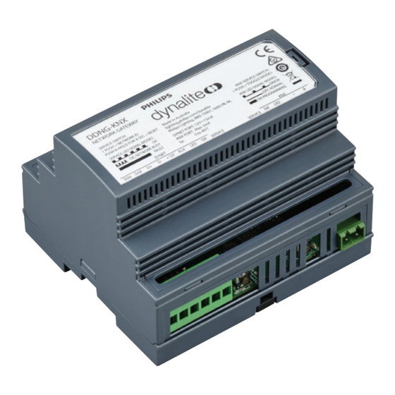 Philips Dynalite DDNG-KNX Installationsanweisungen