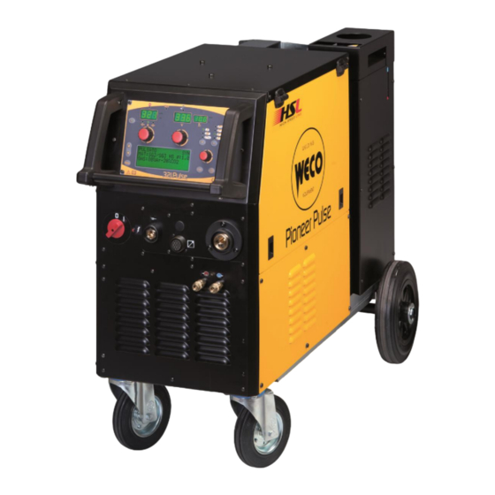 Weco Pioneer Pulse 321MKS Bedienungsanleitung