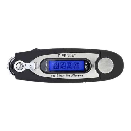 Difrnce MP 820 Handbuch