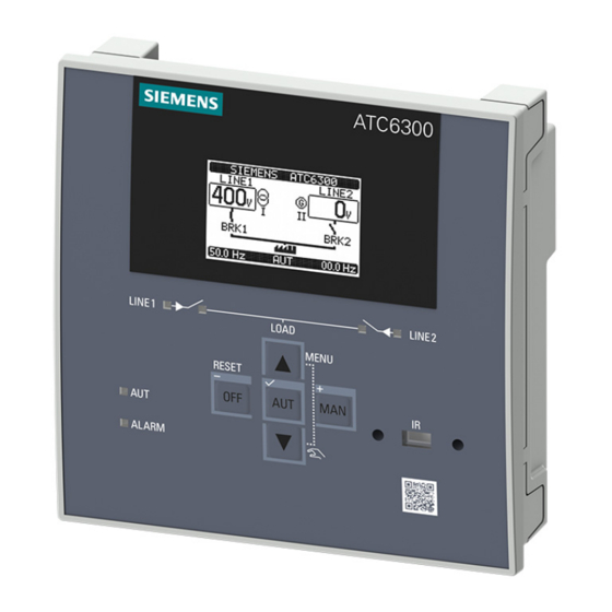 Siemens 3KC ATC6300 Betriebsanleitung