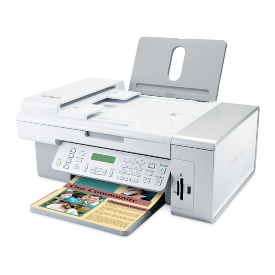 Lexmark X5400 Serie Handbuch