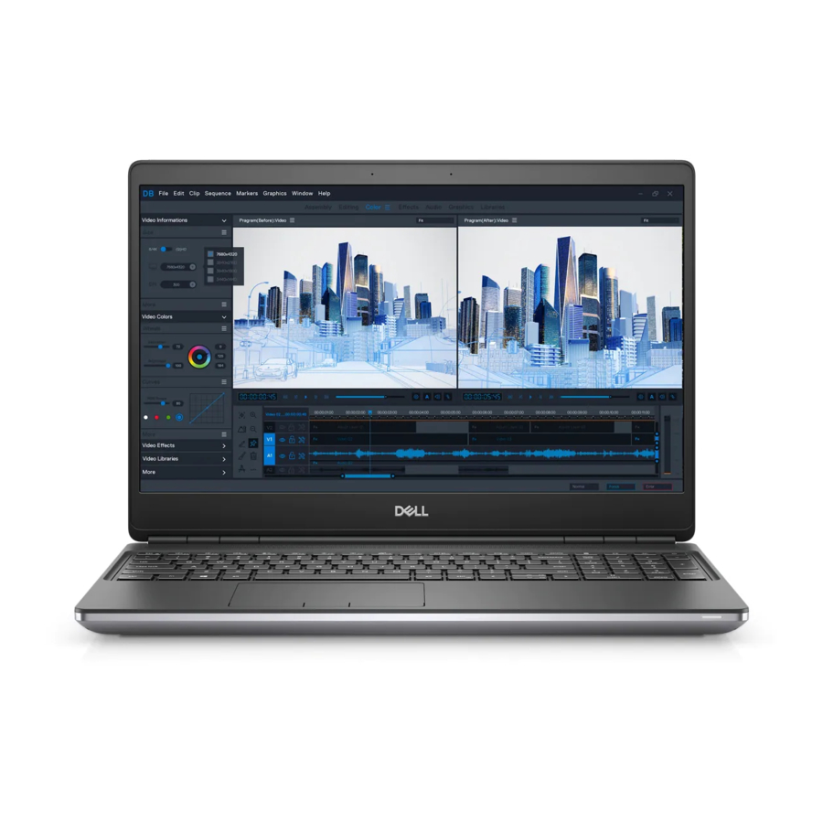 Dell Precision 7560 Einrichtung Und Technische Daten