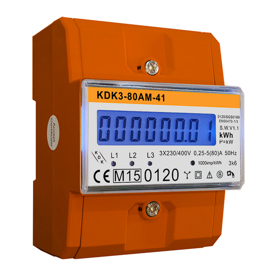 KDK KDK3-80AM-41 Bedienungsanleitung