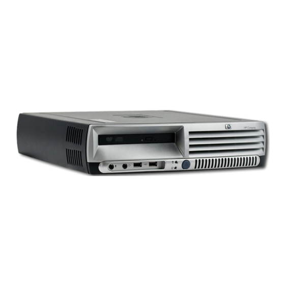 HP Compaq DC7100 Small Form Factor Handbücher