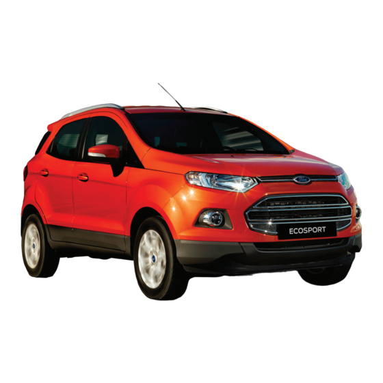 Ford Ecosport Betriebsanleitung