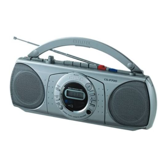 Aiwa CS-P700 Bedienungsanleitung