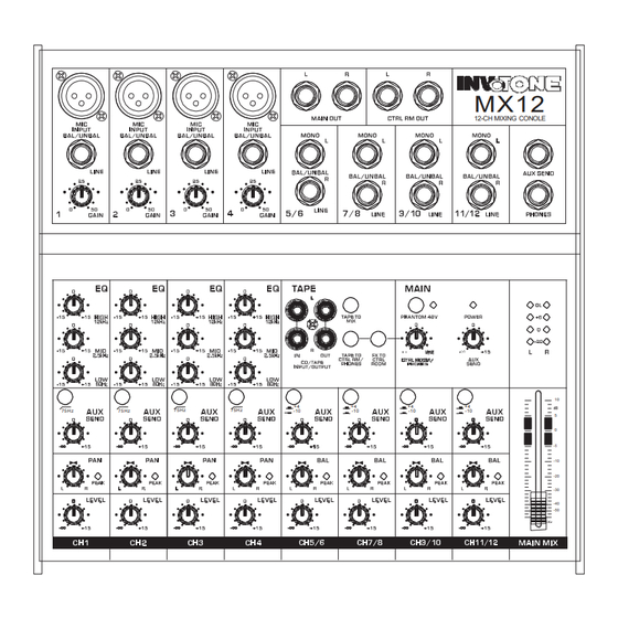 Invotone MX5 Bedienungsanleitung