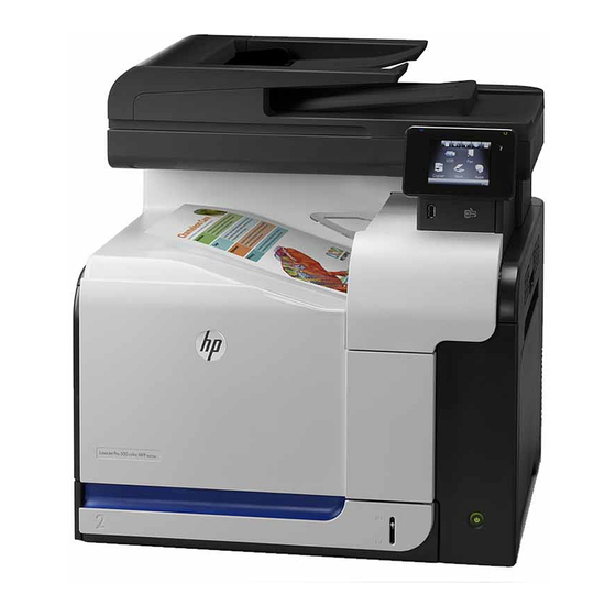 HP LaserJet Pro 500 Color MFP M570 Benutzerhandbuch