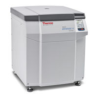 Thermo Scientific Heraeus Cryofuge 8 Gebrauchsanweisung