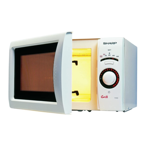 Sharp R-613 Bedienungsanleitung
