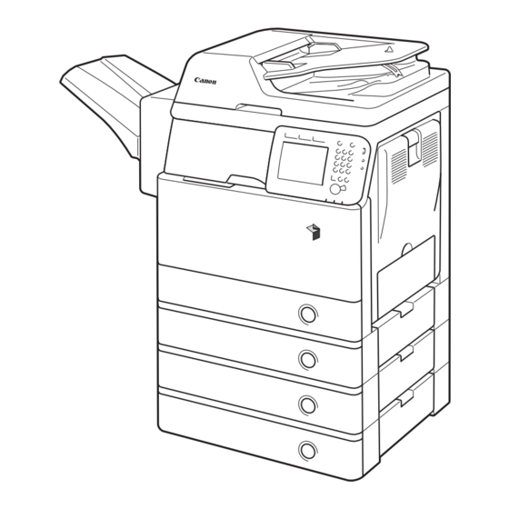 Canon imageRUNNER 1750i Handbuch Für Starter