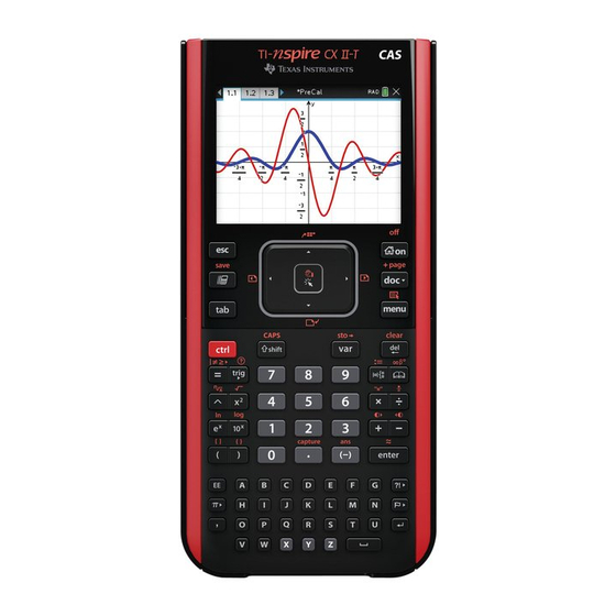 Texas Instruments TI-Nspire Erste Schritte