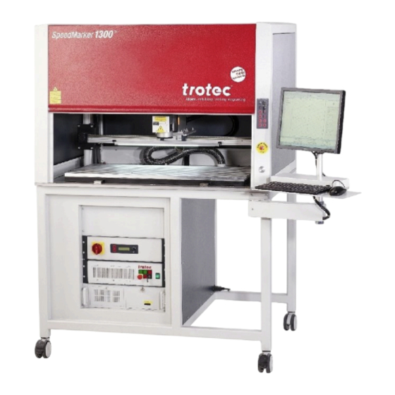 Trotec SpeedMarker 1300 Betriebsanleitung