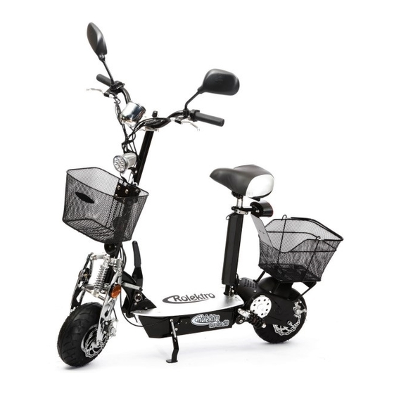 Rolektro Eco-Fun 20 SE Handbuch