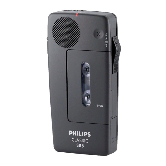 Philips Pocket Memo 388 Handbücher