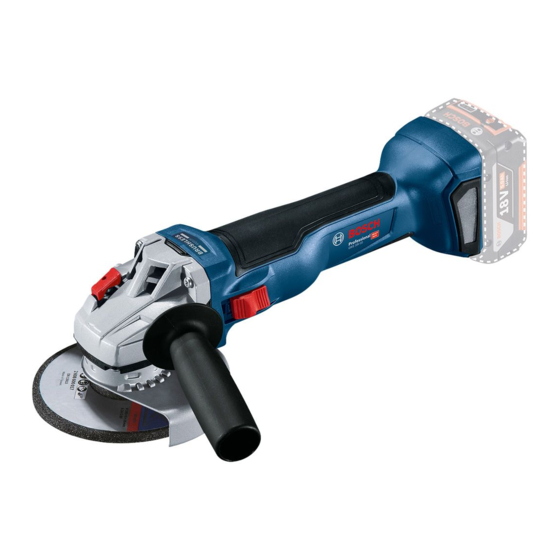 Bosch GWS 18V-10 Professional Originalbetriebsanleitung