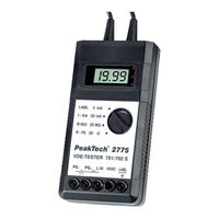 PCE Instruments PeakTech 2775 Bedienungsanleitung