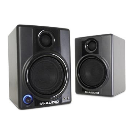 M-Audio Studiophile AV 30 Benutzerhandbuch