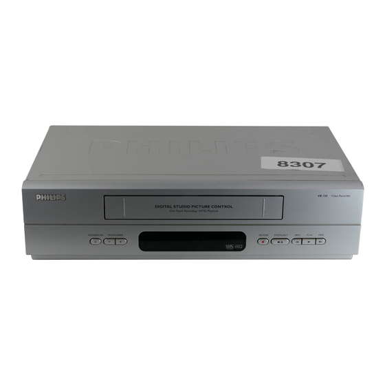 Philips VR150 Kurzanleitung