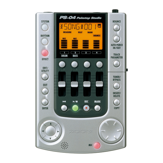 Zoom PS-04 Bedienungsanleitung