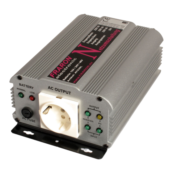 Fraron electronic ATS20L Bedienungsanleitung