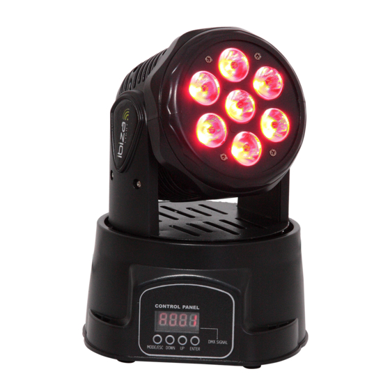 IBIZA LIGHT LMH350LED-WH Bedienungsanleitung