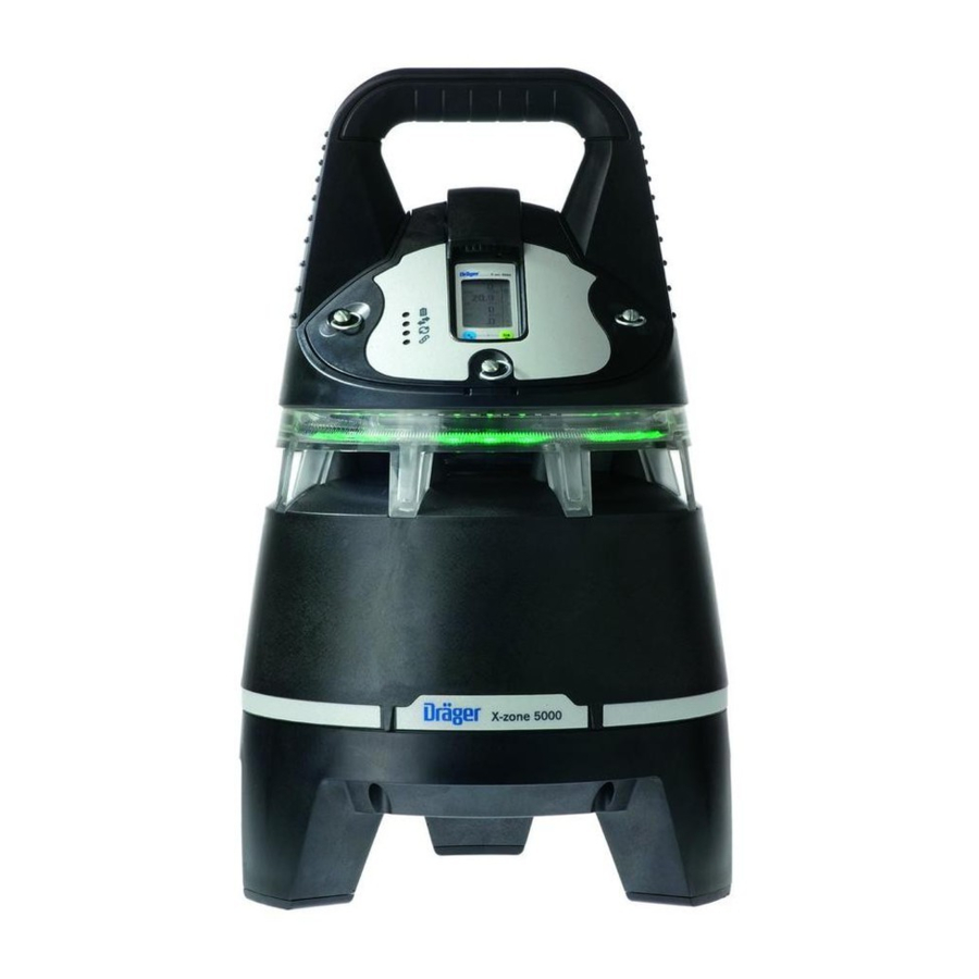 Dräger X-zone 5000 Handbücher