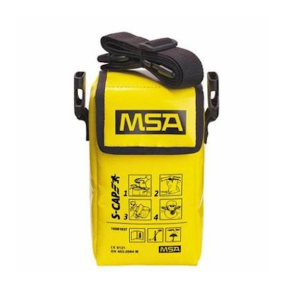 MSA S-CAP Gebrauchsanleitung