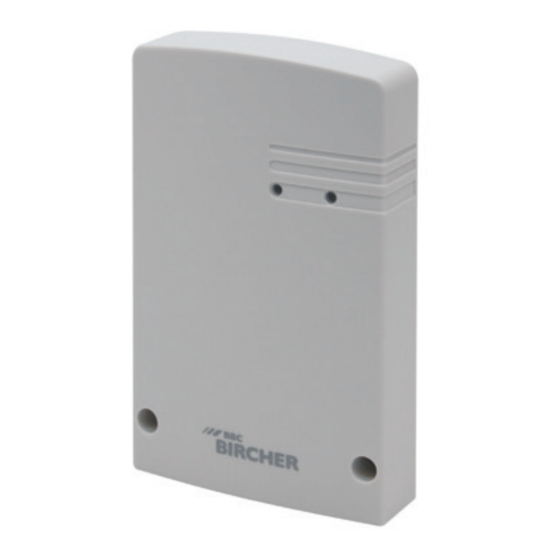 BBC Bircher XRF-2 Bersetzung Der Originalbetriebsanleitung