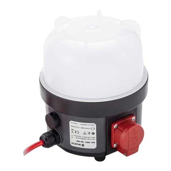 Würth 0981 180 900 Originalbetriebsanleitung