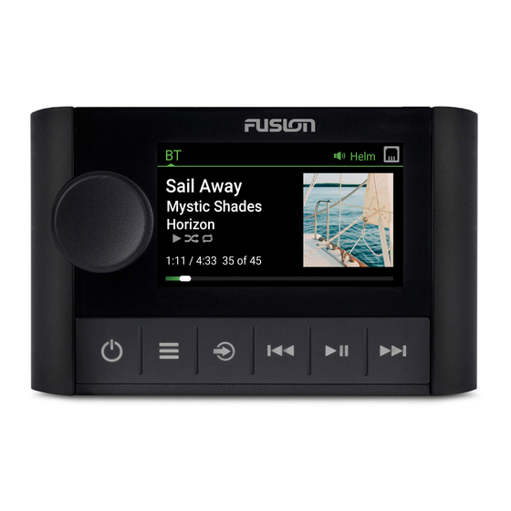 Garmin FUSION Apollo MS-ERX400 Benutzerhandbuch