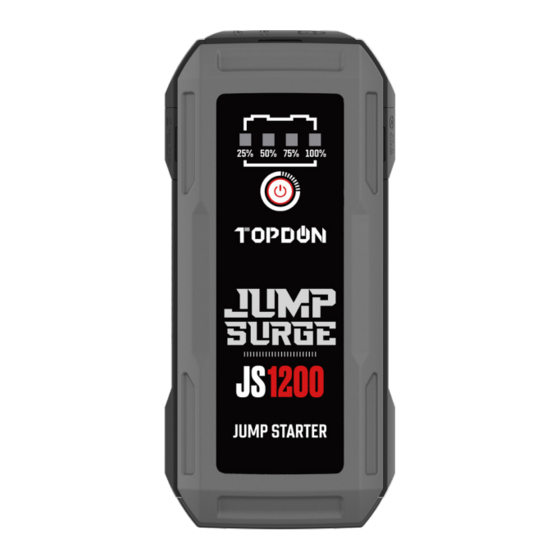 Topdon JUMPSURGE 1200 Bedienungsanleitung