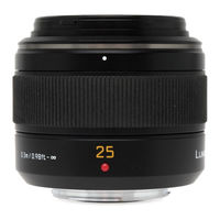 Panasonic LUMIX H-X025 Bedienungsanleitung