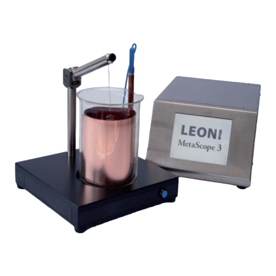 LEONI MetaScope3 Bedienungsanleitung